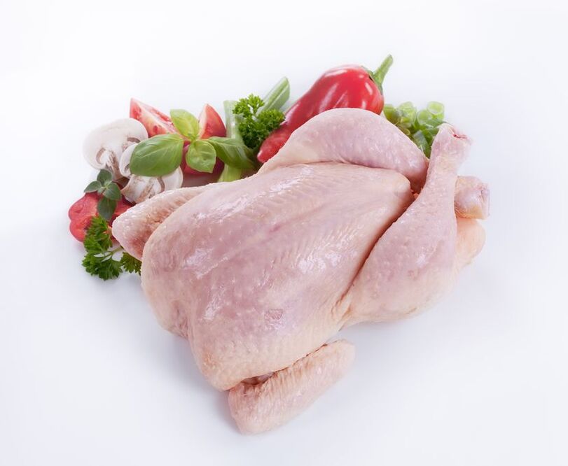 Třetí den diety 6 okvětních lístků můžete jíst kuře v neomezeném množství. 